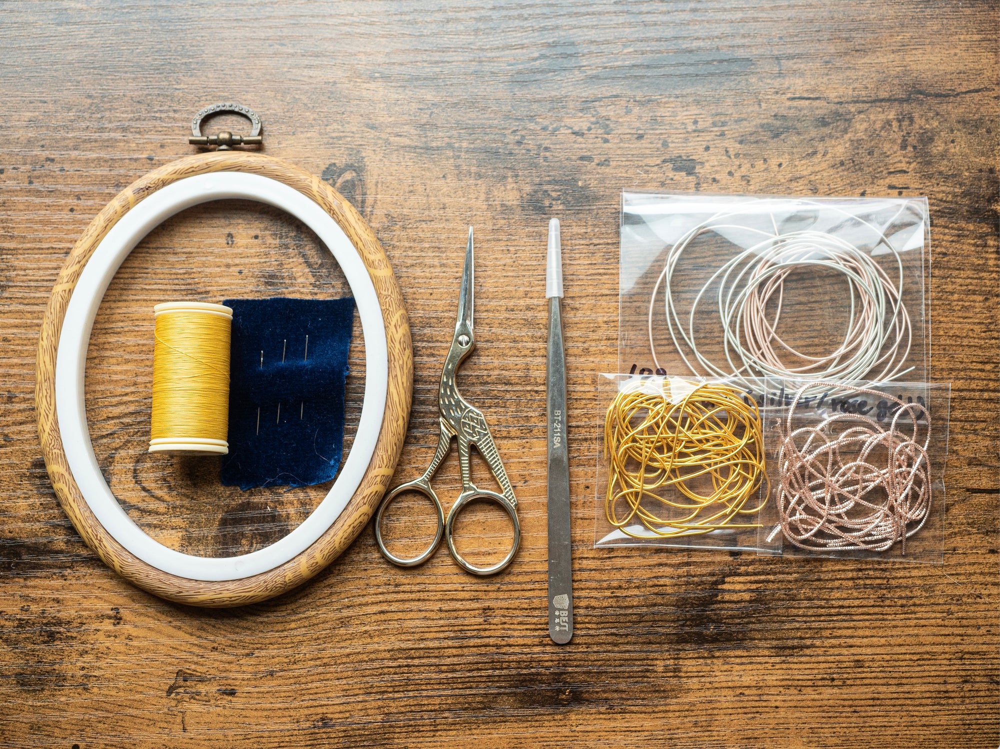 Goldwork Embroidery Starter Kit