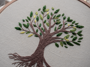 Tree of Life Embroidery Kit for Beginners