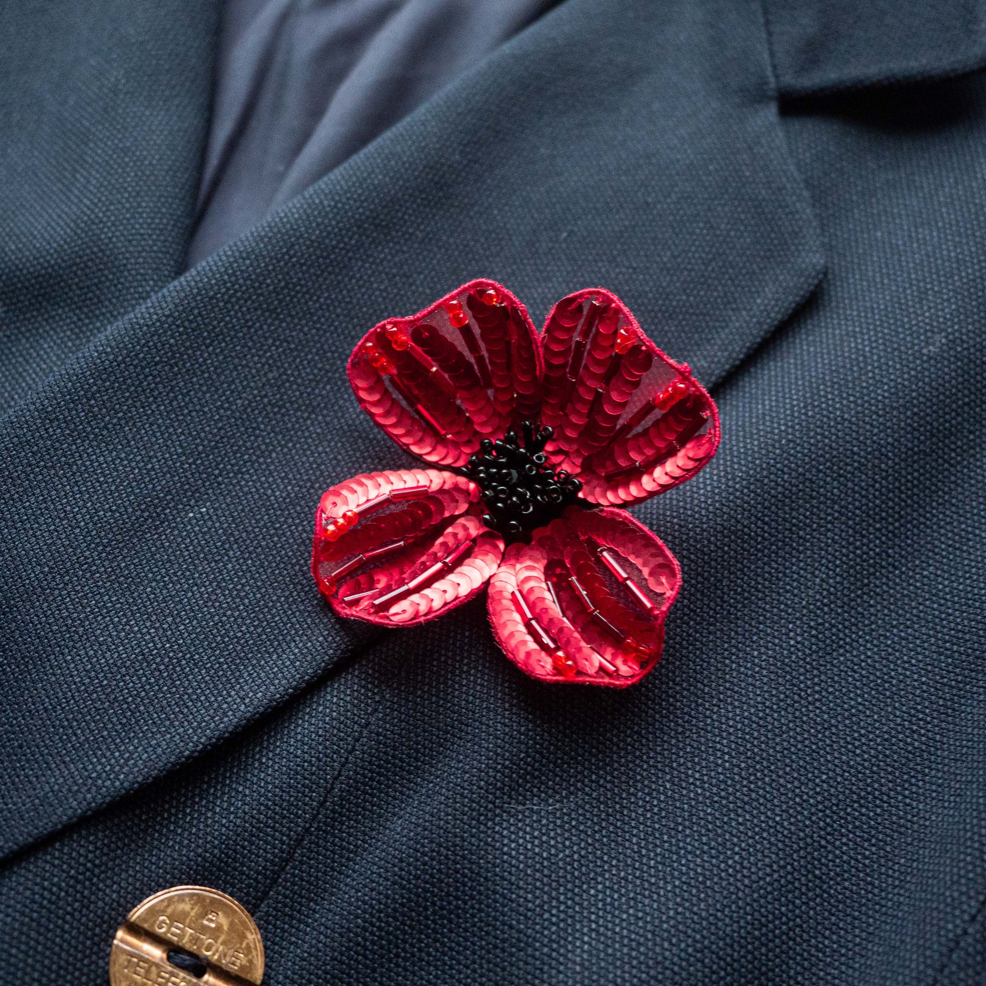 [October] Remembrance Sunday Poppy Brooch Embroidery workshop *In-person*