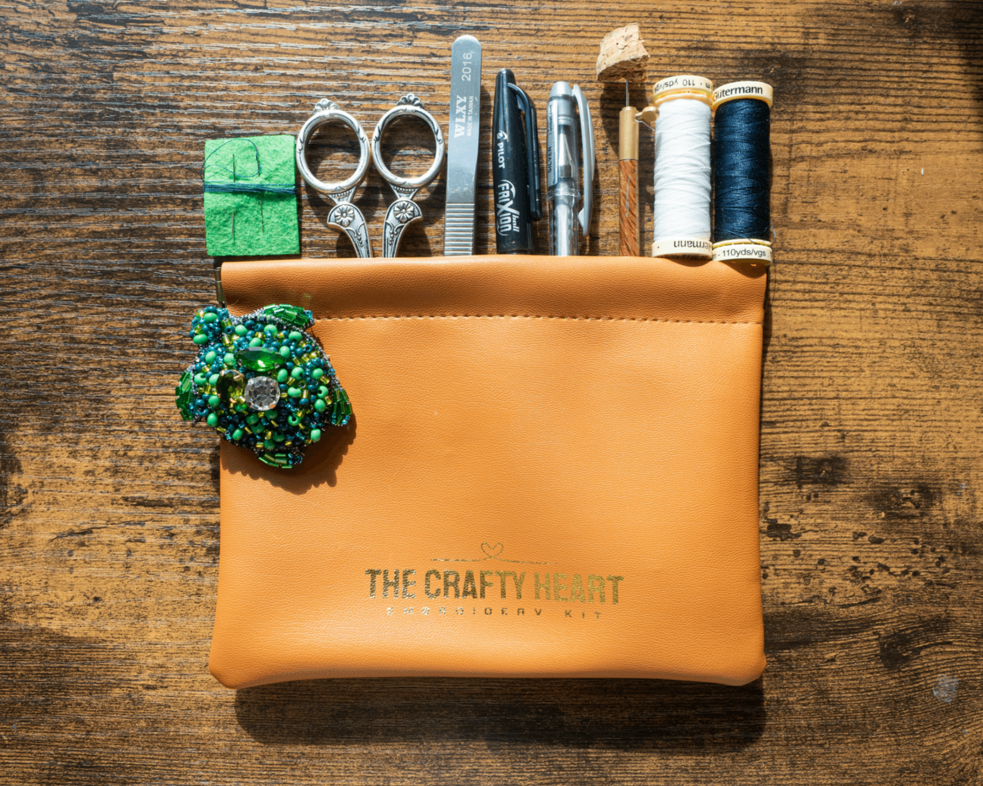 Embroidery Supplies Pouch: Your Perfect Crafting Companion